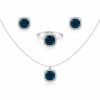 London Blue Topaz Jewelry Set